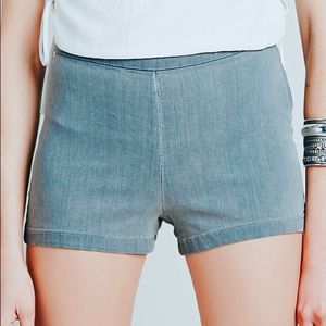 Free People High Rise Stretchy Denim Shorts